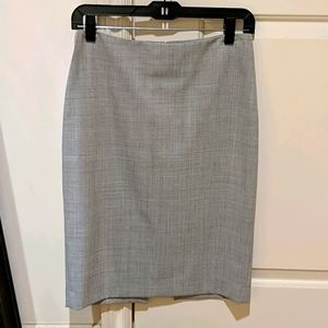 Thin grey pencil skirt!
